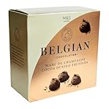 Mark & Spencers M&S Belgian Marc De Champagne Cocoa Dusted Truffles 260g