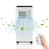 Ufesa Condizionatore Portatile A9 3in1, Raffreddamento, Ventilazione e Deumidificazione, 9000 BTU/giorno, Silenzioso, Display LED, Timer 24h, Fino a 15m², Gas R290, Telecomando