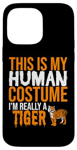 �n���E�B�� - This Is My Human �R�X�`���[�� I'm Really A Tiger �X�}�z�P�[�X iPhone 14 Pro Max �p