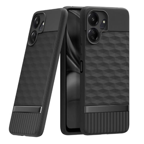 Image of Shockproof Case for Mi Redmi 13C 4G / Poco C65 4G | Full Camera Protection | TPU Flexible Back Cover for Mi Redmi 13C 4G / Poco C65 4G (Matte Black)