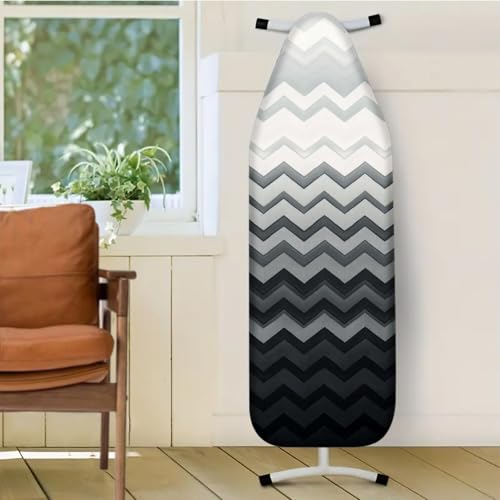 Image of Nuxovilar Gradient Chevron Ironing Board Cover 15x54 Polyester