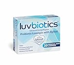 Luvbiotics Original Lozenges – Probiotici per Bocca e Gengive Sane, Alito Fresco, Caramelle Senza Zucchero alla Menta Naturale con Lactobacillus reuteri, Integratore Orale Vegetariano