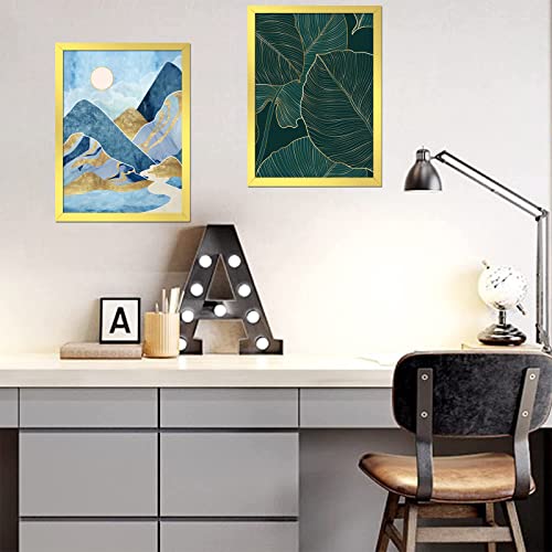 Keibiubu Gold Picture Frame, 16X20 Picture Frame For Photo Poster Canvas Certificate Document Display Horizontally Or Vertically High Transparent Wall Gallery(Size 16 X 20 Inches) #TOP3