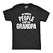 Crazy Dog Men T Shirt My Favorite People Call Me Grandpa Funny Fathers Day Tee for Family Humor Tees Grandparents Grandad Pun Joke Shirt Heather Black XL