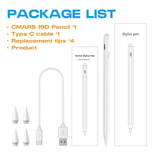 CMARS Stylus Pen for Apple iPad A16(2018-2026), Fast Charge for iPad Pencil by CMARS - Used condition - Image 8