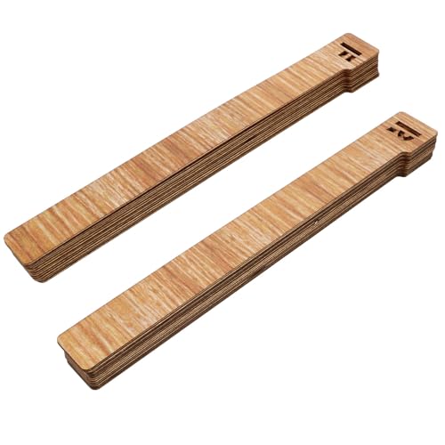 Marque-pages en bois de lettres alphabet pour surmonter les blocages en lecture