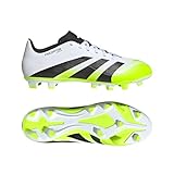 adidas Unisex Predator Club Firm Ground/Multi Ground Football Boots, Cloud White/Core Black/Lucid Lemon, 9 UK - Image 5