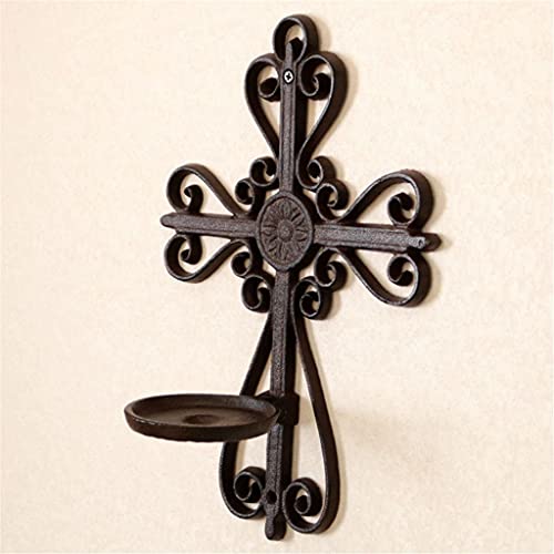 Haiqings Large Retro Wall Candle Holders Metal Candlestick Vintage Iron Tea Light Holder Garden Courtyard Home Decor Gift Wenfeng1991 #TOP4