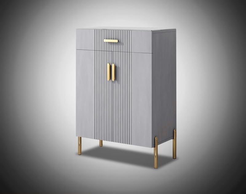 Amazon.co.jp: イタリアの高級ロックパネル靴収納キャビネット、大容量