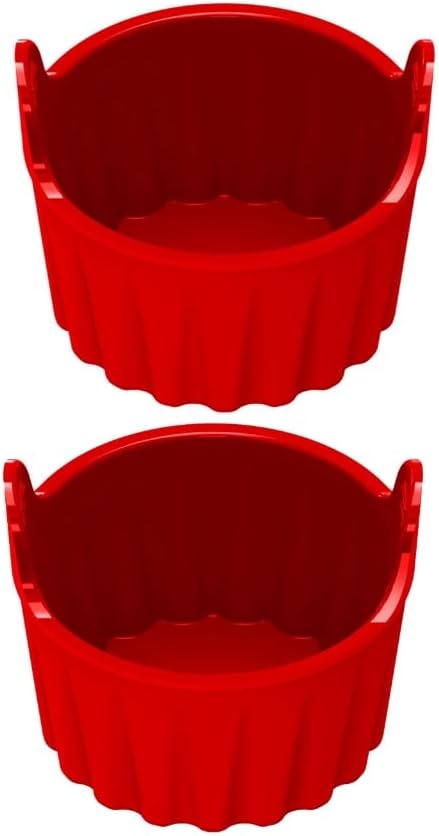Set of 2 Silicone Ramekins Air Fryers Cookware Eggs Molds Silicone Eggs Poachers