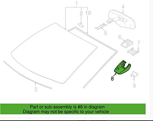 Amazon.com: Toyota Mirror Trim - 86466-12011 : Automotive