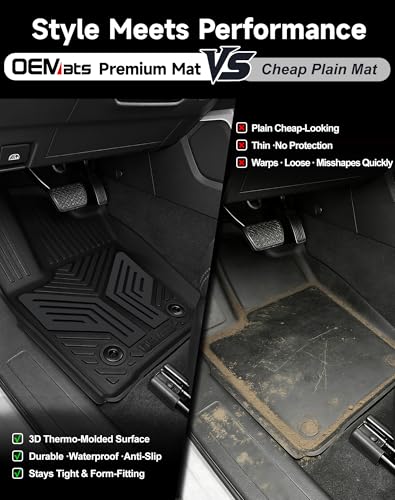 Image of 2-Piece Front Premium Color TPE Floor Mats, Titan Gray