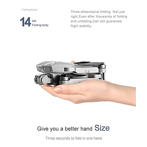 Drohne mit Kamera-Live-Video und GPS-Rückkehr nach Hause für 4k-Mini-Drohnen für Kinder 8-12 klappbare HD-Luftaufnahmen – Bild 5