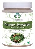 AYURVEDASHREE Neem Leaf Powder 100 Gm | Azadirachta Indica | Wild Crafted Neem Leaf Powder | Very Bitter Neem Supplement for Skin Hair and Detox | Non GMO, Gluten Free, Vegan