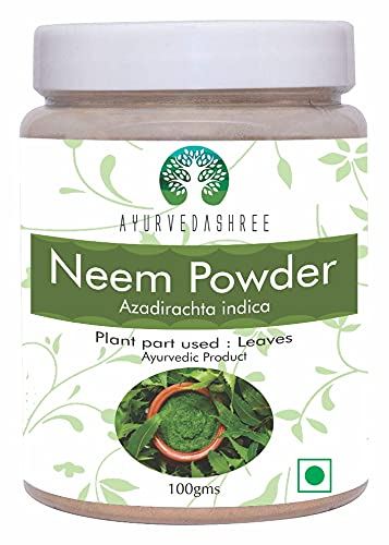 Neem Leaf Powder 100 Gm Azadirachta Indica Wild Crafted Neem Leaf Powder Very Bitter Neem Supplement for Skin