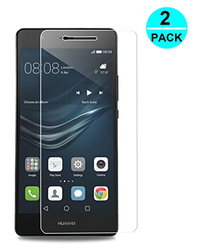 WEOFUN 2 Unidades Huawei P9 Lite 2016 Protector de Pantalla, Cristal Templado para Huawei P9 Lite (2016) Vidrio Templado Protector 5.2 Pulgadas [0.33mm, 9H Dureza, Alta Transparencia]