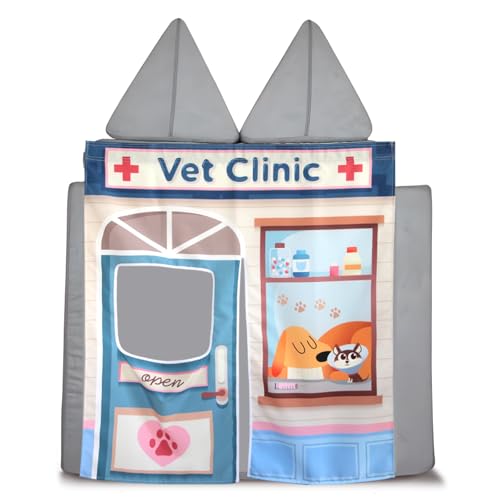 Image of Play Panel for Modular Play Couch Childrens Play Panel for Toddler (Sofa not Included) (Vet Clinic)