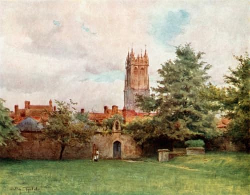 Cuadro en lienzo clásico de Abbey Gardens para decorar tu dormitorio con arte