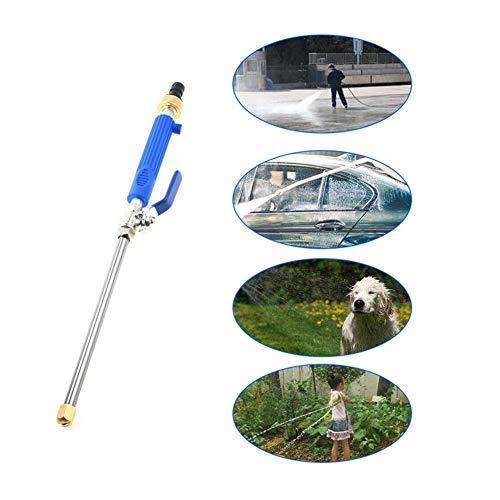 Herramienta de limpieza exterior para manguera con boquilla regulable 5