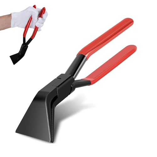 Folding Pliers for Sheet Metal 45°: Folding Pliers Sheet Metal Bending Pliers with Non-Slip Handle for Bending and Smoothing Sheet Metal (Red) - Image 2