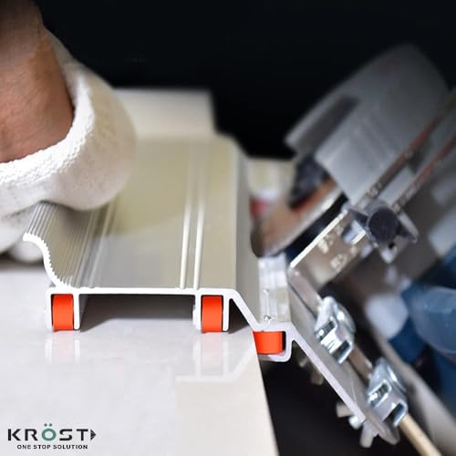 Image of KROST 45 degree Chamfering Device / 45 Degree Angle Cutting Frame, Roller, Seat for Marble, Granite, Tiles and Wood Cutting, 45 Degree Cutting Machine, Tile Chamfering Tool