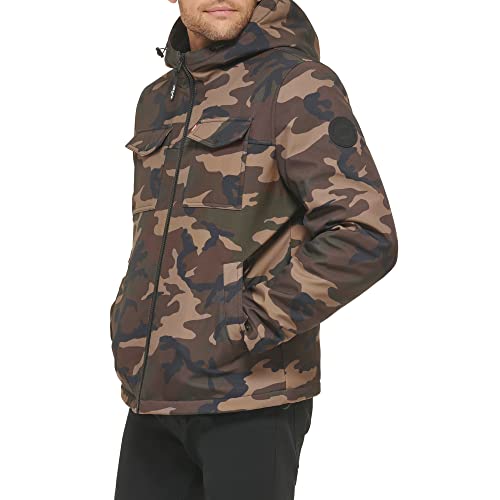 Image of Levi's Men's Soft Shell Two Pocket Hooded Trucker Jacket