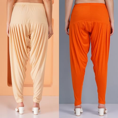 Image of Buy That Trendz Patiala Salwar for Women Relaxed Fit Viscose Patiyala Salwar Harem Bottom Pants