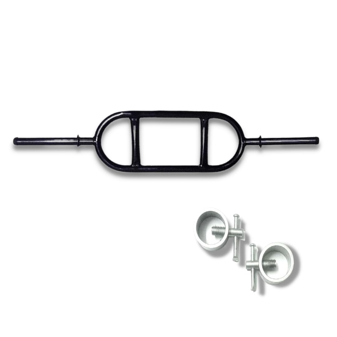FIRE FITNESS Tricep Bar Egg Rod for Bicep and Tricep Workout at home for men and women solid Weight Lifting Bar and provides multifunctions workout at home-image-22