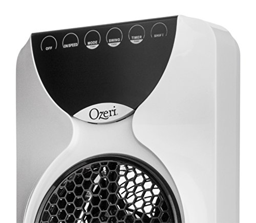 Ozeri 3X Tower Fan (44") With Passive Noise Reduction Technology, White #TOP5