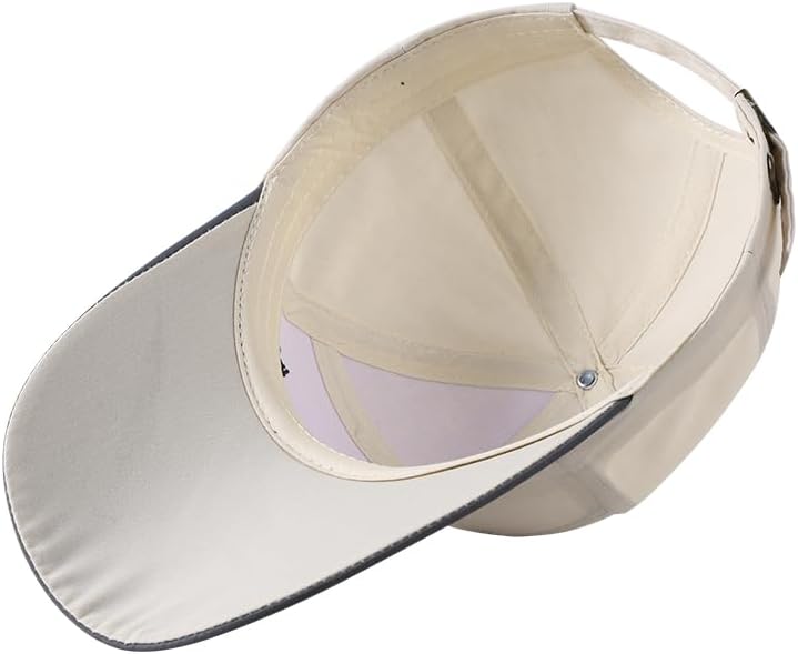 Extra Long Brim Mesh Side Baseball Cap for Men Women 4.3" Trucker Snapback Baseball Sun Cap Breathable Mesh Hat Fishing Hat - Image 4