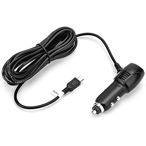 Dash Cam Charger Mini USB, Car Charger with USB Port Compatible with APEMAN, Rexing, Byakov, AKASO, Crosstour, Trekpow, Pruveeo, OldShark, Garmin and Most Other Dash Cam, Android Devices. (11.5FT) Cover
