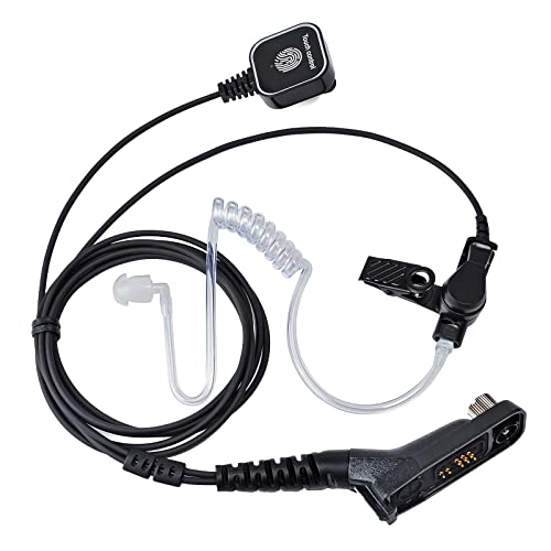 HYS Walkie Talkie Auricolari Motorola Multi-Pin DP3400/DP3600/DP4400/DP4601/DGP8550e/XiR P8268/XPR6300/APX1000/MTP850S Radio Microfono Tubo Acustico