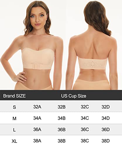 Wireless Bra For Women Full Coverage Bralettes Front Buckle Lift Bra Comfortable Back Smoothing Bra Nude #TOP4