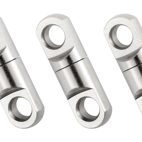 Dr.Fish Heavy Swivels for Saltwater Fishing, 190-705LB Wind on Swivels Rust Resistant Heavy Duty Fishing Tackles Stainless for Tuna Shark,10 Pack 550LB