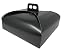 MAQA 25 pezzi Scatola per torta rotondo in cartone nero con maniglia, porta torta per pasticcini biscotti, Porta dolci tondo per asporto 29x29 cm