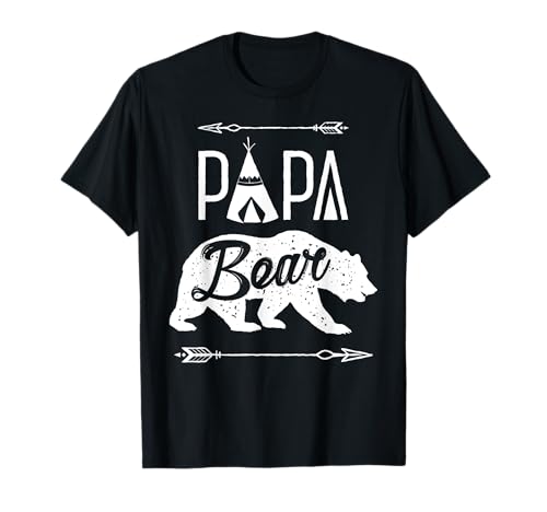 Papa Bär Mama Bear Family T Shirt Passende Paar Geschenke Tee T-Shirt