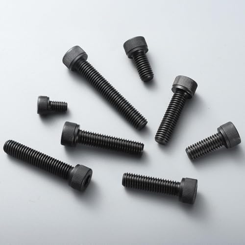SVLING 810Pcs M3 Screws Assortment Kit,Hex Socket Head Cap Screws Bolts Nuts Washer Set,12.9 Grade Alloy Steel,Black Oxide M3 x 6/8/10/12/16/20/25/30mm,for 3D Printer,DIY Project - 3