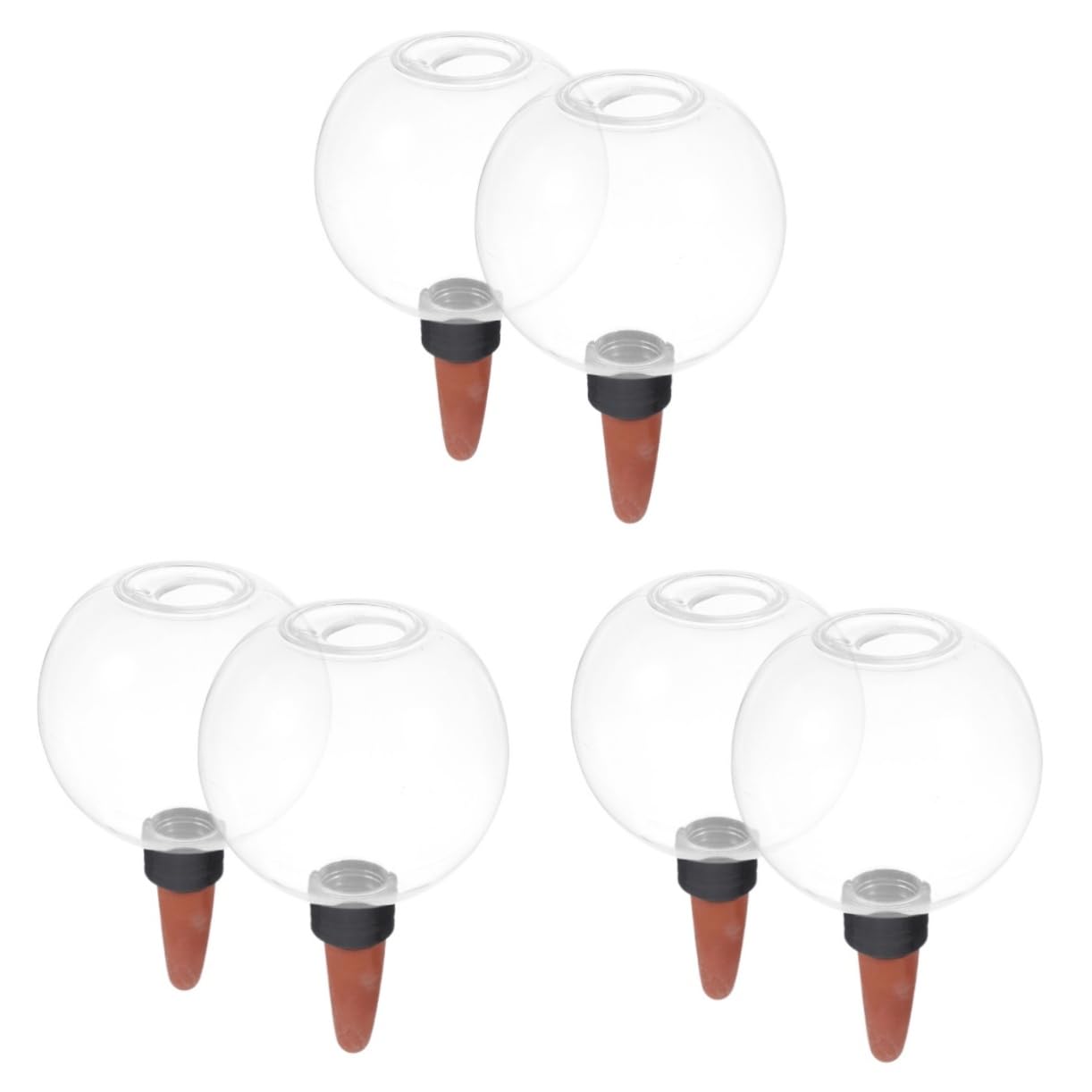 Sosoport Lot De 3 Globes D'arrosage Automatique pour Plantes D'extérieur Kits D'irrigation À Système D'arrosage Automatique 2 Pièces X 3