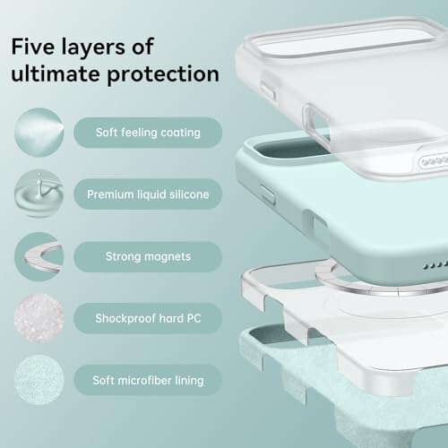 Coque silicone iPhone 17 Pro Max pour éviter les rayures et chutes