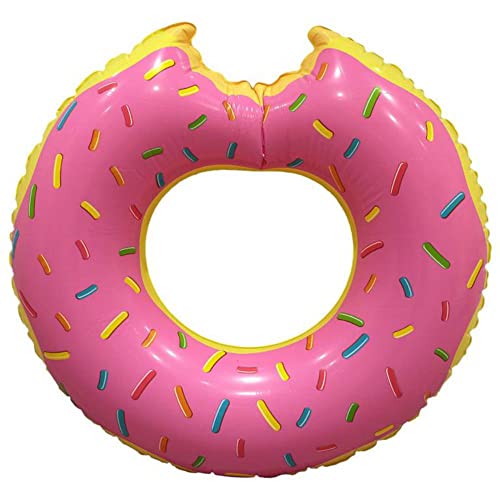 Jet Lag Di9001 Donut - Flotador Hinchable (Pvc, 107 X 27 Cm), Color Rosa Y Multicolor