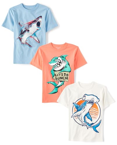 The Children's Place Boys' Vehicle Graphic T-Shirts (multipack)