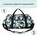 Wildkin Kids Overnighter Duffel Bag – Carry-On Size, Ideal for School & Sleepovers – Green Camo