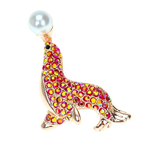 Broche lion perle pour sublimer vos robes de soirée et vestes
