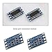 SING F LTD 10PCS Mini RS232 MAX3232 to TTL Level Converter Serial Module Board Adapter 3~5V MAX3232 Breakout Board Computer Cable Serial Adapters Electronic Components