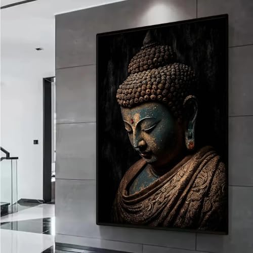Affiches religieuses Bouddha décoration murale salon 60x90