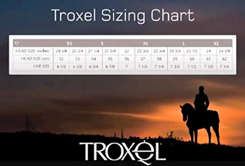 Troxel Spirit Teal Duratec Horse Riding Western Helmet Low Profile Adjustable (Medium)