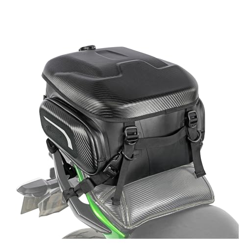 Bolsas Asiento Motocicleta 34L Impermeable Mochila Concha Dura 7