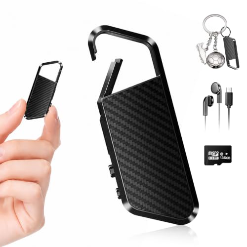 Image of 136GB Voice Activated Recorder - 21880H Portable Audio Recorder with Noise Reduction DSP 6.0 Digital Vioce Recorder with Playback for Lecture & Meeting - Recording Device