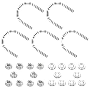 Boloest M8 Edelstahl U-Bolzen Set 5 Stück