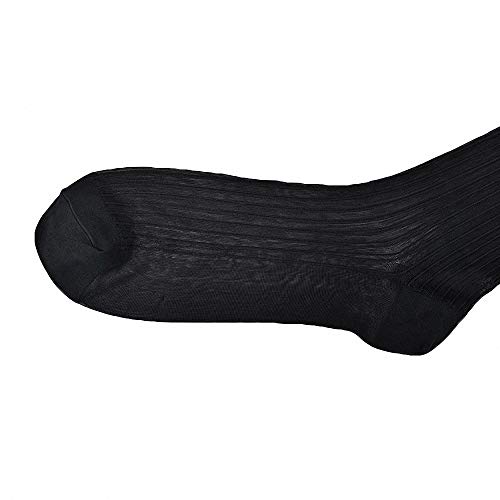Goobester Men's Stocking Business Formal Wear Sheer Transparent Dress Tube Socks3